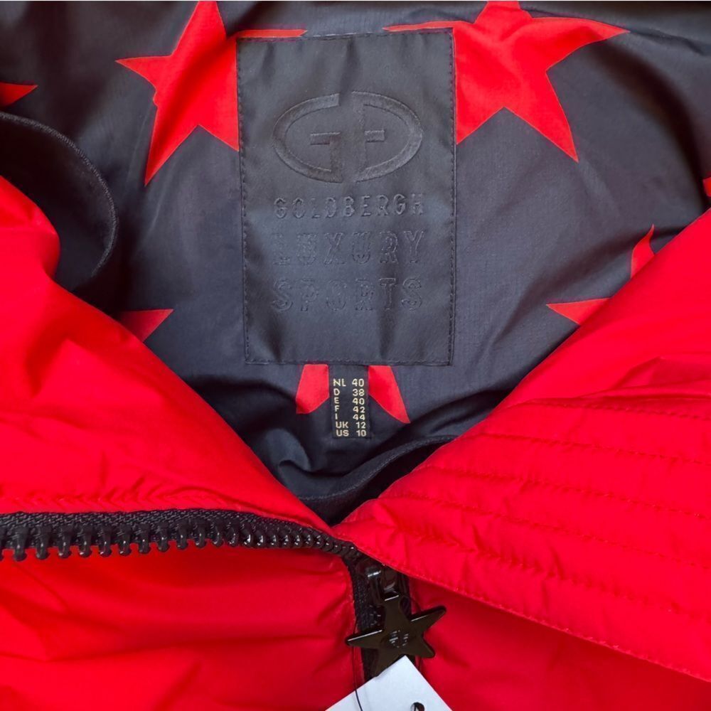 Goldbergh Porter Ski Jacket NWT US 10 Flame Red Waterproof - Picture 8 of 9
